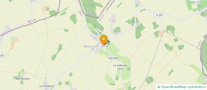 localisation de l'entreprise MADAME NATHALIE BERTIN  BURS-EN-OTHE