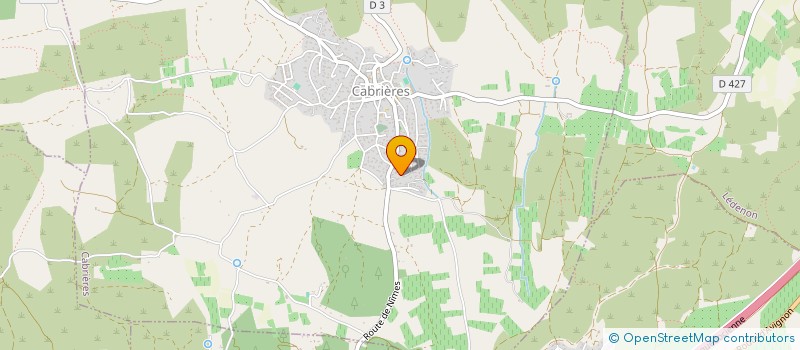 localisation de l'entreprise MADAME NATHALIE BERTOMEU à CABRIERES