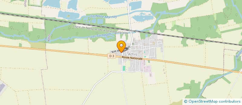 localisation de l'entreprise MADAME NATHALIE BERTOUX  ATHIS