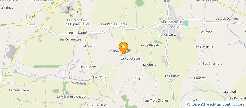 localisation de l'entreprise MADAME NATHALIE BERTRAND  QUEBRIAC