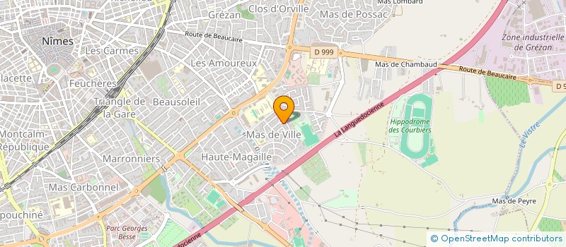 localisation de l'entreprise MADAME NATHALIE BERTRAND  NIMES