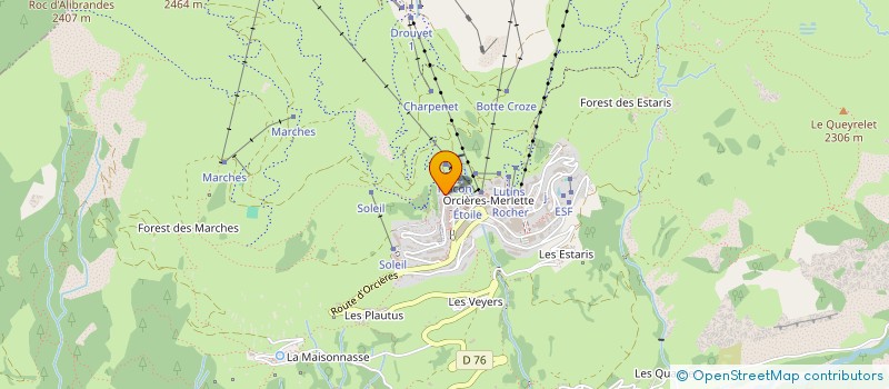 localisation de l'entreprise MADAME NATHALIE BERTRAND à ORCIERES