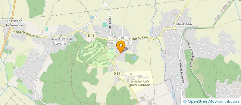 localisation de l'entreprise MADAME NATHALIE BESSETTE à LE TREMBLAY-SUR-MAULDRE
