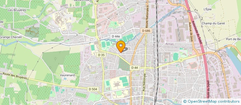 localisation de l'entreprise MADAME NATHALIE BESSEZ à VILLEFRANCHE-SUR-SAONE