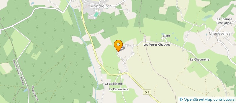 localisation de l'entreprise MADAME NATHALIE BESSIERE à MONTHOIRON