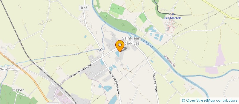 localisation de l'entreprise MADAME NATHALIE BESSIERE  SAINT-JEAN-DE-RIVES