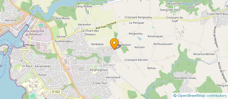 localisation de l'entreprise MADAME NATHALIE BESSIN  CONCARNEAU