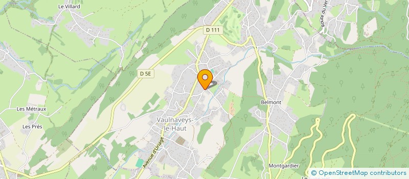 localisation de l'entreprise MADAME NATHALIE BESSON  VAULNAVEYS-LE-HAUT