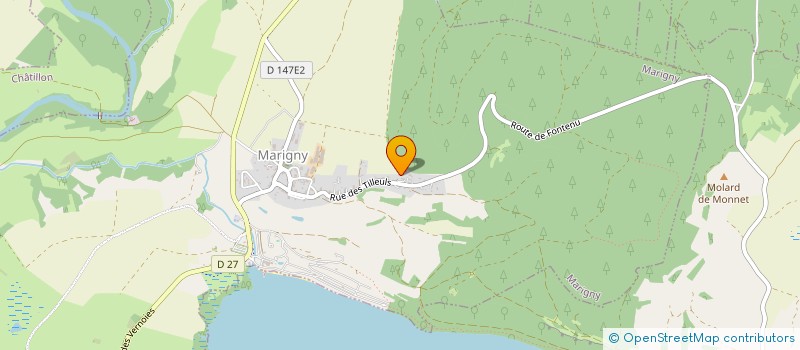 localisation de l'entreprise MADAME NATHALIE BIANCANIELLO  MARIGNY