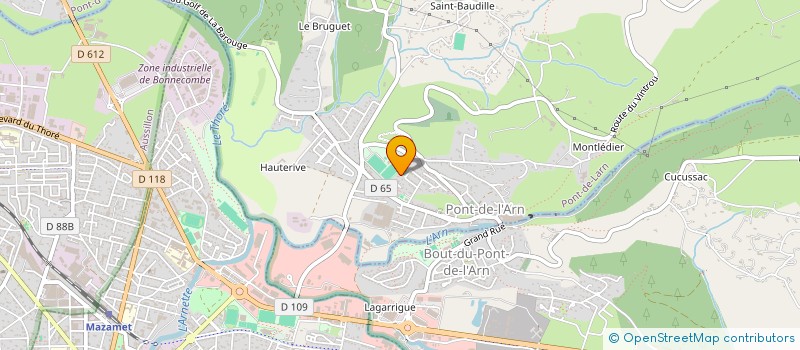 localisation de l'entreprise MADAME NATHALIE BIAU  AUSSILLON