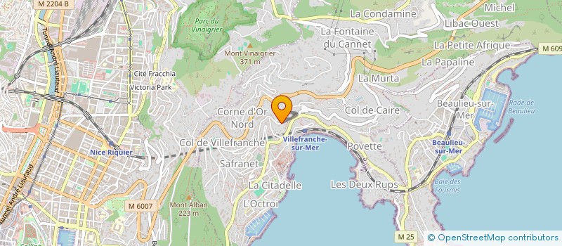 localisation de l'entreprise MADAME NATHALIE BIDAUD à VILLEFRANCHE-SUR-MER