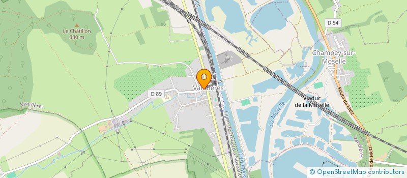 localisation de l'entreprise MADAME NATHALIE BIDEAU  VANDIERES