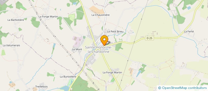 localisation de l'entreprise MADAME NATHALIE BIDEL à SAINTE-HONORINE-LA-CHARDONNE