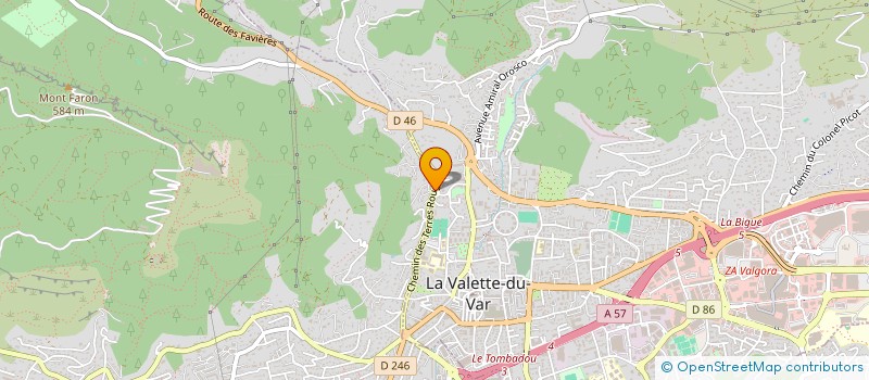 localisation de l'entreprise MADAME NATHALIE BIERON à LA VALETTE-DU-VAR