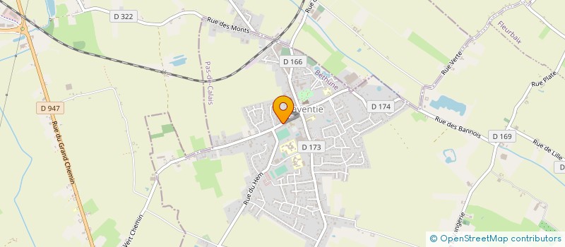 localisation de l'entreprise MADAME NATHALIE BIGAND  LAVENTIE