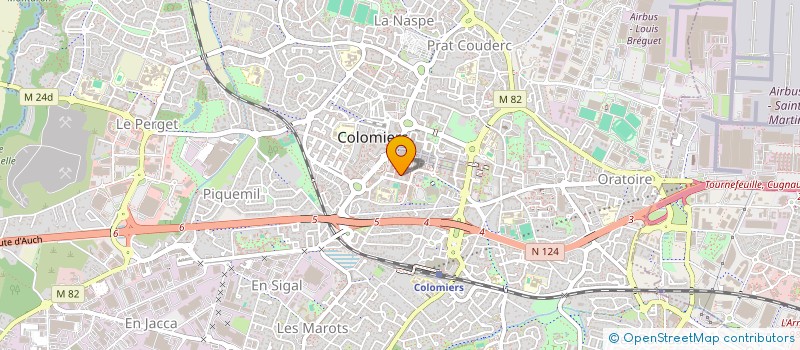 localisation de l'entreprise MADAME NATHALIE BIGET à COLOMIERS
