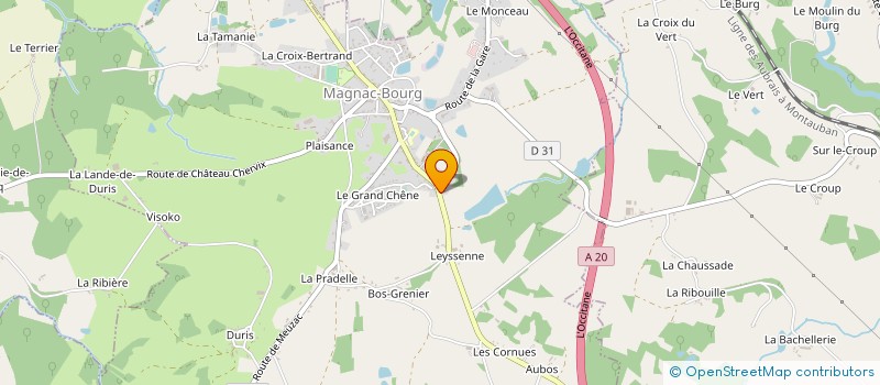 localisation de l'entreprise MADAME NATHALIE BIHAN à MEUZAC