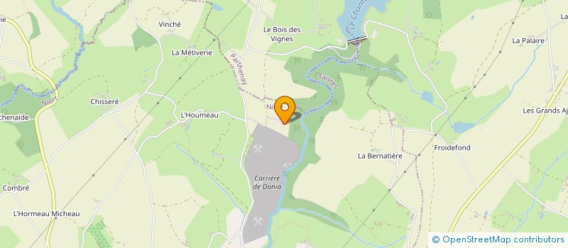 localisation de l'entreprise MADAME NATHALIE BILLAUD  SAIVRES