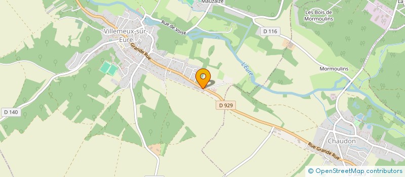 localisation de l'entreprise MADAME NATHALIE BINET à VILLEMEUX-SUR-EURE