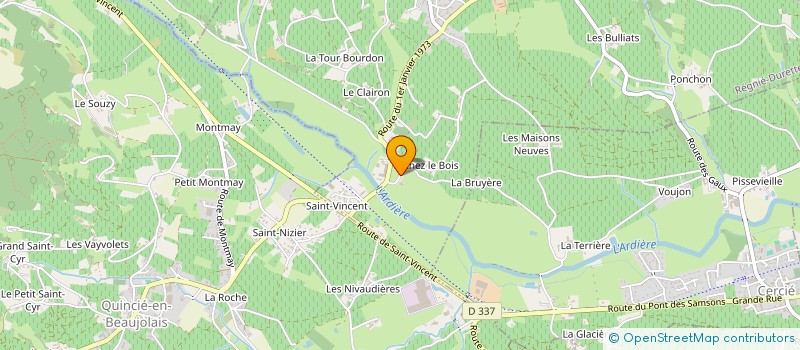 localisation de l'entreprise MADAME NATHALIE BIOLLEY à BEAUJEU