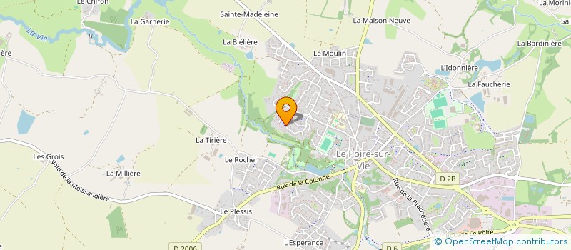 localisation de l'entreprise MADAME NATHALIE BIRON  LE POIRE-SUR-VIE