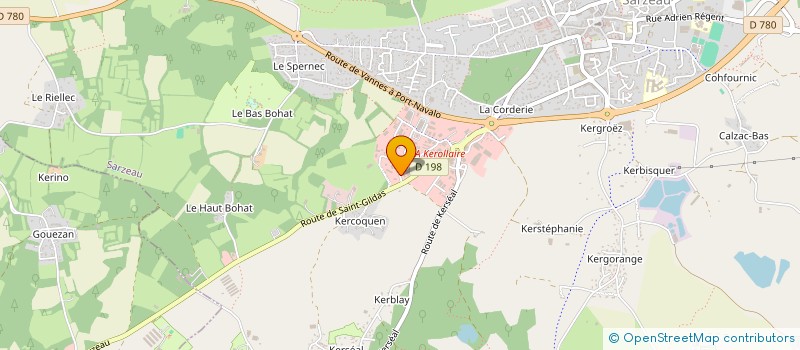 localisation de l'entreprise MADAME NATHALIE BITEAU  SARZEAU