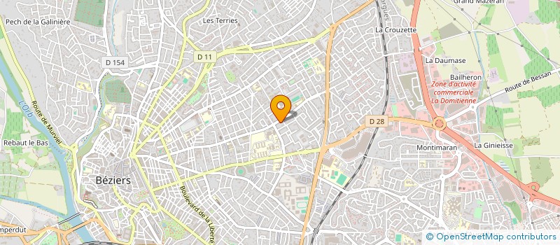 localisation de l'entreprise MADAME NATHALIE BITTON à BEZIERS
