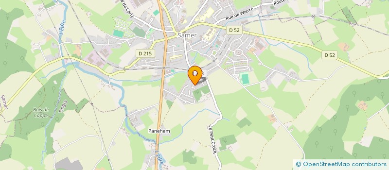 localisation de l'entreprise MADAME NATHALIE BLAIN  SAMER