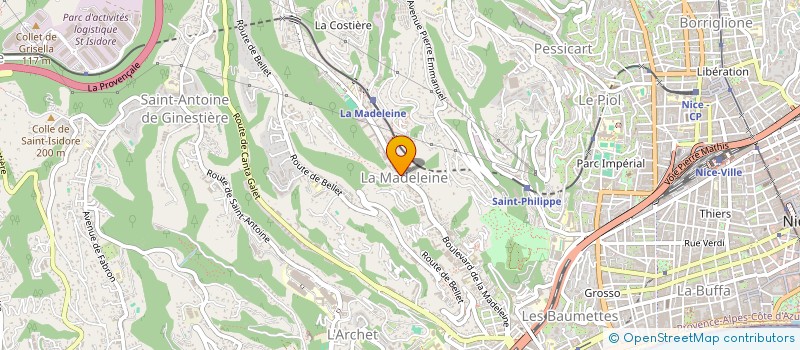 localisation de l'entreprise MADAME NATHALIE BLAIRE à NICE