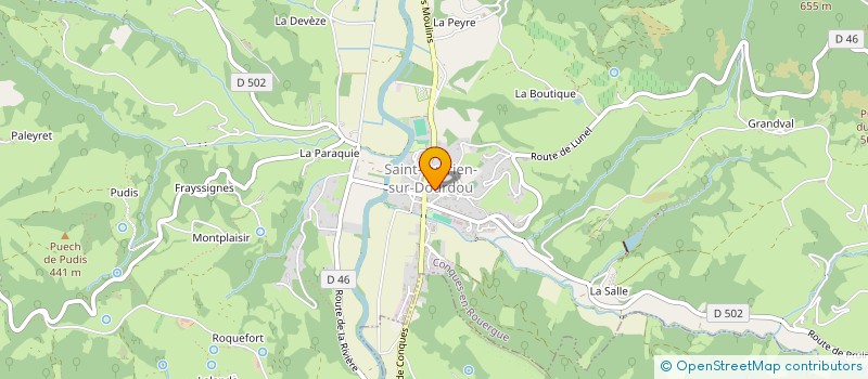 localisation de l'entreprise MADAME NATHALIE BLANC à CONQUES-EN-ROUERGUE