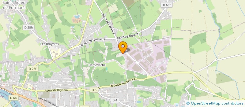 localisation de l'entreprise MADAME NATHALIE BLANC à REYRIEUX