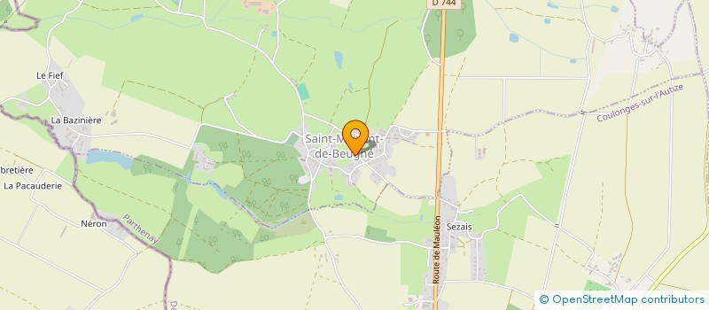 localisation de l'entreprise MADAME NATHALIE BLANC  SAINT-MAIXENT-DE-BEUGNE