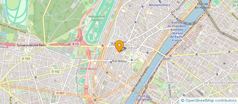 localisation de l'entreprise MADAME NATHALIE BLANCHARD  PARIS