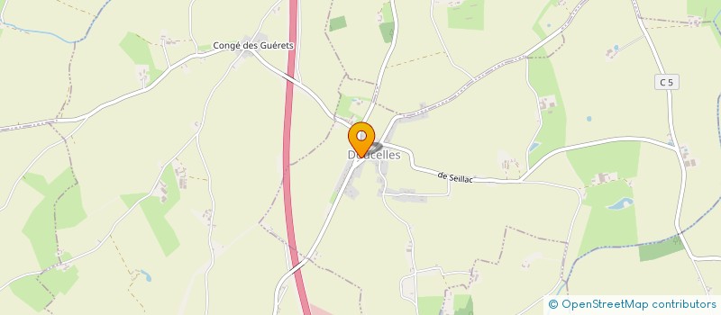 localisation de l'entreprise MADAME NATHALIE BLANCHARD  DOUCELLES