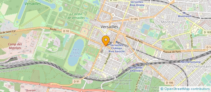 localisation de l'entreprise MADAME NATHALIE BLANCHET à VERSAILLES