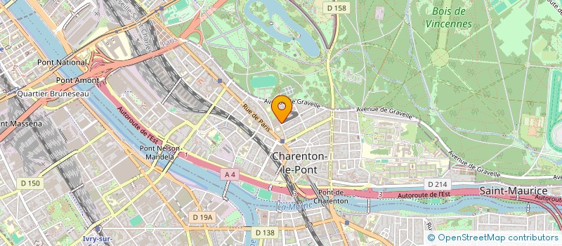 localisation de l'entreprise MADAME NATHALIE BLANCHET  CHARENTON-LE-PONT