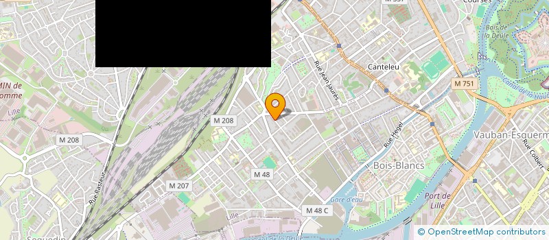 localisation de l'entreprise MADAME NATHALIE BLANCKE à LILLE