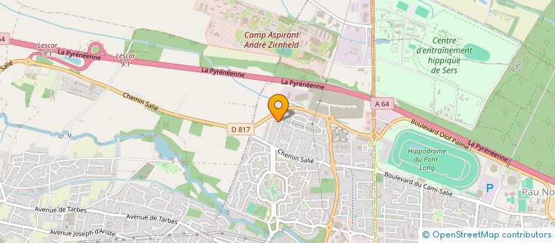 localisation de l'entreprise MADAME NATHALIE BLEAU  LONS