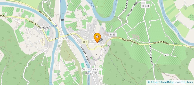 localisation de l'entreprise MADAME NATHALIE BLESING  LUZECH