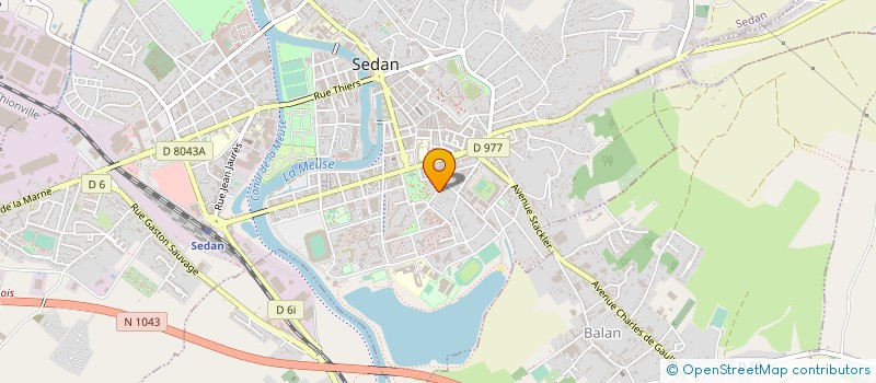 localisation de l'entreprise MADAME NATHALIE BLIN  SEDAN