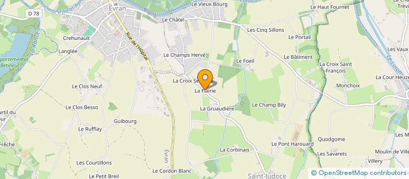 localisation de l'entreprise MADAME NATHALIE BLIVET  SAINT-JUDOCE