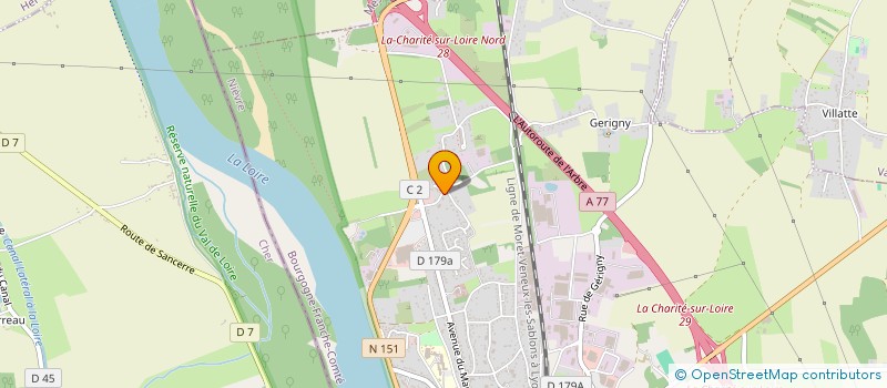 localisation de l'entreprise MADAME NATHALIE BLOND à LA CHARITE SUR LOIRE