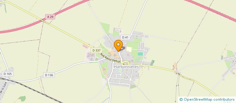 localisation de l'entreprise MADAME NATHALIE BLYR  HARBONNIERES