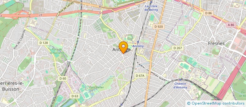 localisation de l'entreprise MADAME NATHALIE BOBEE à ANTONY