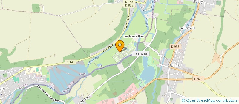 localisation de l'entreprise MADAME NATHALIE BOBIN  IVRY-LA-BATAILLE