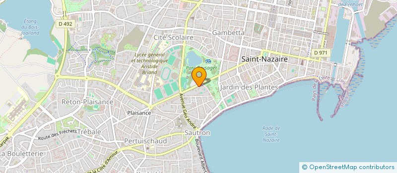 localisation de l'entreprise MADAME NATHALIE BOCCANDE à SAINT-NAZAIRE