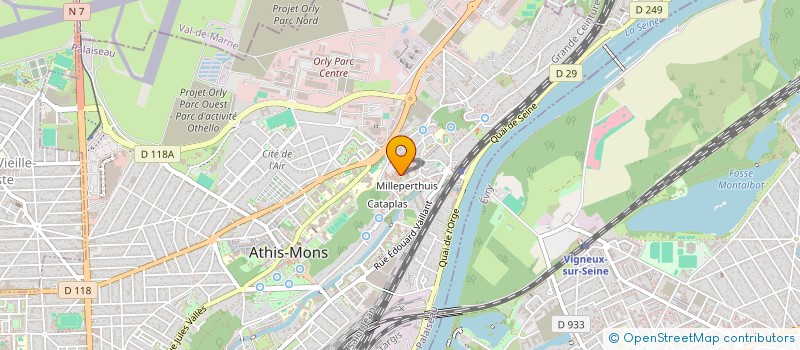 localisation de l'entreprise MADAME NATHALIE BOCHENEK  ATHIS-MONS