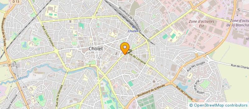 localisation de l'entreprise MADAME NATHALIE BODY à CHOLET