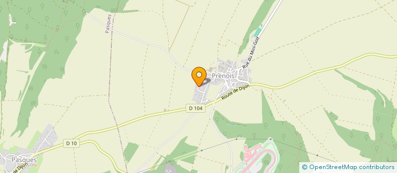 localisation de l'entreprise MADAME NATHALIE BOGARD  PRENOIS