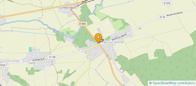 localisation de l'entreprise MADAME NATHALIE BOIGNET  LES VALLEES DE LA VANNE